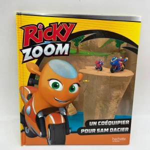 Livre histoire Disney Ricky Zoom un coéquipier pour Sam d’acier Neuf