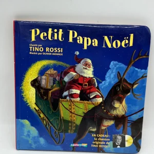 Livre de Noël Petit Papa Noël avec son Cd audio musique Neuf
