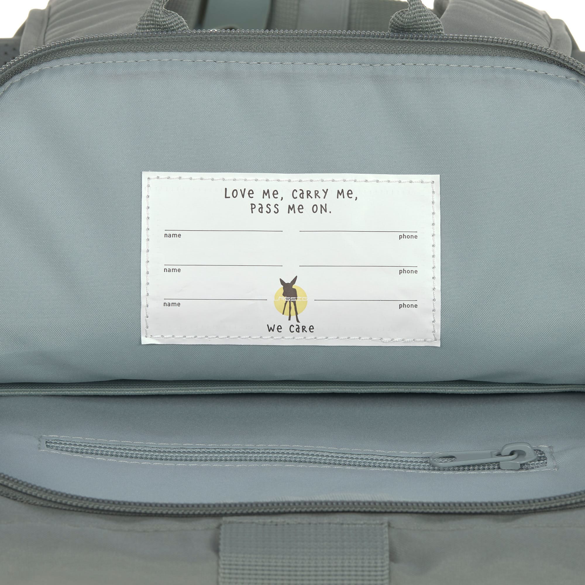 Sac à Dos Rolltop Cartable Medium Rose Licorne – Image 5