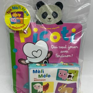 livre d’activité Magazine  Picoti avec méli mélo avec les animaux Neuf