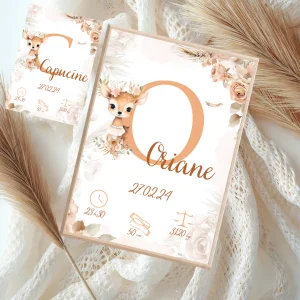 Affiche personnalisée, thème nature