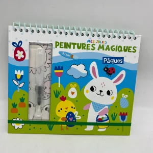 Livre d’activités mes Jolie petites magique spécial Pâques avec son stylo à eau Neuf