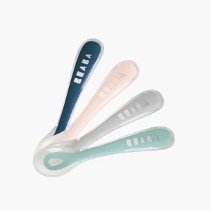 Coffret 4 cuillères Silicone 2ème âge