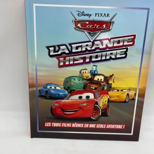 Livre histoire Disney La grande Aventure Cars Flash macqueen Neuf
