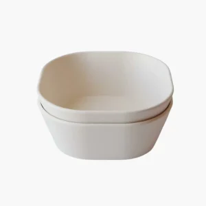 2 Bols Square Ivoire