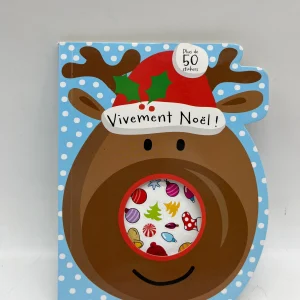 Livre d’activité Vivement Noël avec ces coloriages et ces 50!stickers Format poche Neuf