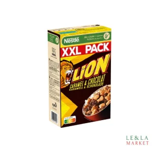 Céréales LION chocolat  caramel 1Kg