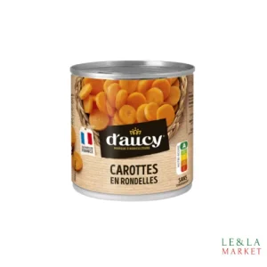 Carottes en rondelles 100% cultivées en France D'aucy 240g