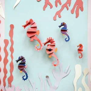 Décoration Murale Set de 5 Hippocampes - Studio Roof