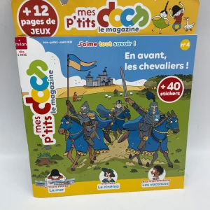 livre d’activité Magazine  Mes P’tit doc thème avant les Chevaliers  Neuf !