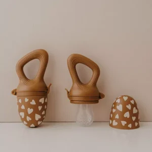 Tétine grignoteuse pour bébé - Coloris Fall in Love camel Zakuw