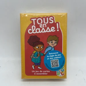 Jeu  de société Tous en classe  Jeu de carte pour associer les couleurs et les thèmes!Mes p’tits docs  4 ans et plus Neuf édition Nathan