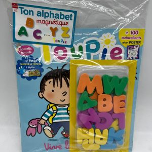 livre d’activité Magazine Toupie avec son alphabet Neuf !