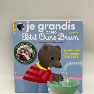 Livre d’activité Magazine Je grandis avec Petit ours brun histoire comptine imagier Neuf