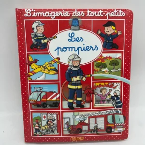 livre Imagerie des touts petits Éditions Fleurus Thème Les pompiers  Neuf jamais ouvert