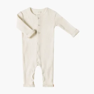 Liste de Naissance Dupuis I Combinaison Rib Onesie Cream T56