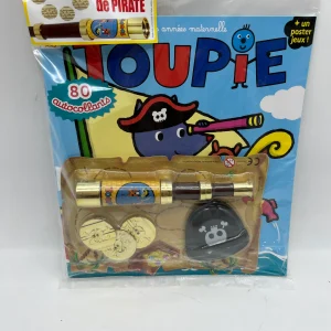 livre d’activité Magazine  Toupie spécial Vacance avec son Kit pirates 🏴‍☠️ Neuf !