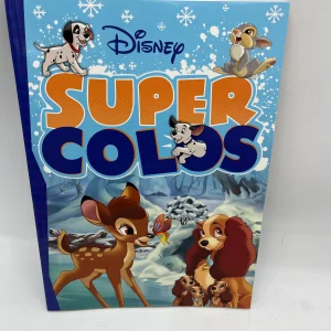 Livre d’activités Le monde de Disney  colorie ces personnages spécial Hiver Neuf