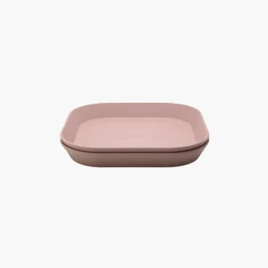 Liste de Naissance Dupuis I 2 Assiettes Carrées Blush