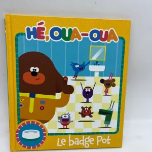 Livre histoire Disney Hé oua oua le Badge Pot Propreté Neuf