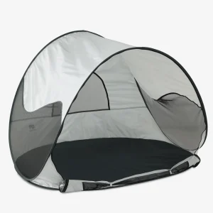 Deryan Tente de plage pop-up de luxe - Anti-UV 50+ - Silver