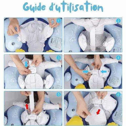 Bouée Bébé Pingouin Avec Pare-Soleil – Image 4