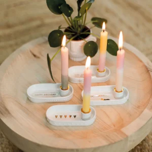 Bougeoir Happy Birthday en Porcelaine - Räder