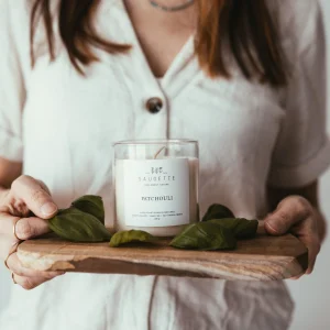 Bougie Artisanale Parfumée Patchouli - Saugette