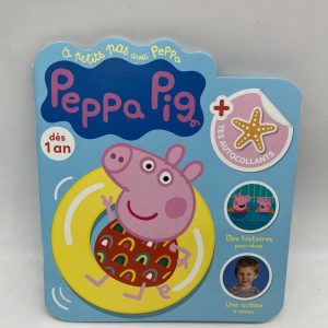 Livre d’activités Magazine À petit pas avec Peppa pig dès 1 ans avec gommettes jeux histoire Neuf modèle Bleu