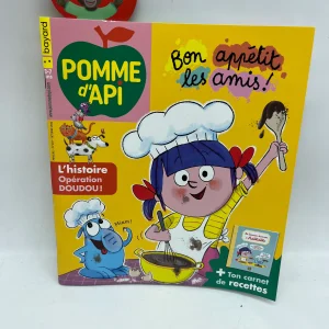 livre d’activité Magazine Pomme d'api Bon appétit les amis octobre 2023 Neuf !