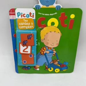 livre d’activité Magazine  Picoti avec ces cartes pour apprendre à compter Neuf
