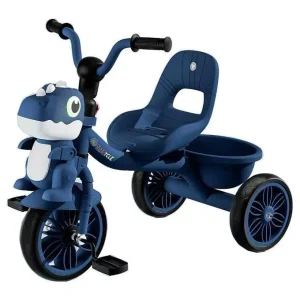 Tricycle Enfant Thème Dinosaure (Bleu)