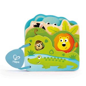 Baby's Wild Animal Book – Hape : Explorez le Monde Sauvage !