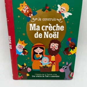 Livre de Noël Histoire Ma crèche de Noël à monter activités manuelle créative Neuf