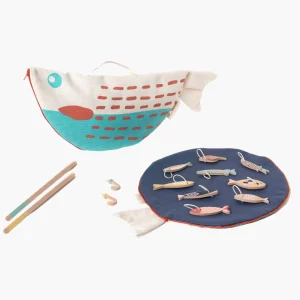 Jeu de Pêche en Bois