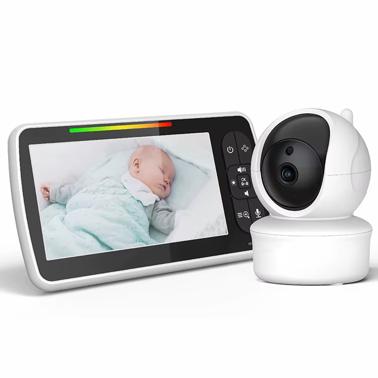 Babyphone Vidéo avec Écran HD – Caméra 360°