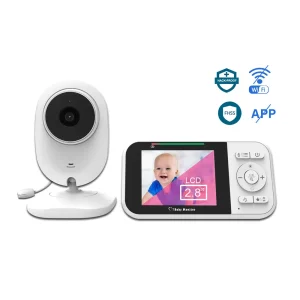 Babyphone Vidéo LCD 2.8’’ – Caméra HD