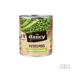 Petits pois tendres et fondants D’aucy 560g