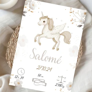 Affiche personnalisée au pays des merveilles