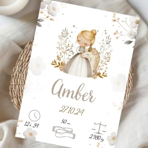 Affiche personnalisée au pays des merveilles