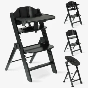 Deryan Odin Luxe Kinderstoel Met Bouncer Donker Grijs