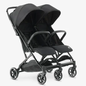 Deryan Luxe Rolo X2 Double Buggy - Duo Buggy - Black