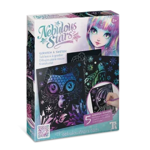 Tableaux à Gratter – Nebulous Stars : Révélez la Magie des Couleurs