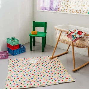 Tapis d'éveil matelassé réversible