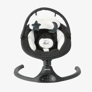 DERYAN Château gonflable électrique pour bébé noir