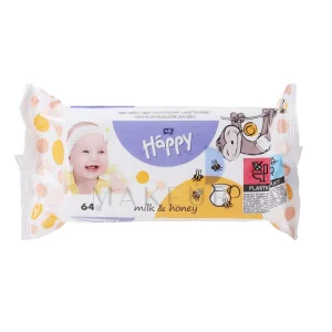 Bella Happy Lingettes Bébé Lait & Miel