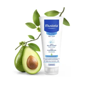 Mustela 2 en 1 Gel Nettoyant Corps & Cheveux Bébé