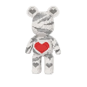 White Bear With Red Heart