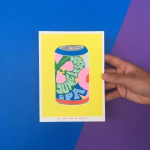 Petite Affiche Risographie - Jungle Soda - We Are Out Of Office