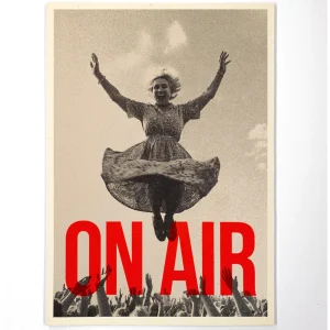 Affiche Sérigraphiée On Air - Carte Kencre - 2 Formats